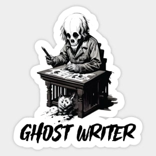 Ghost writer Sticker